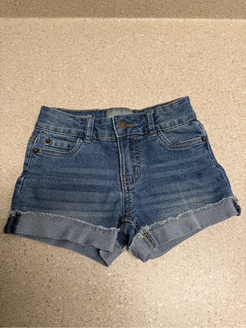 Lucky Brand Classic High-Waist Blue Denin Shorts Kids Size 5